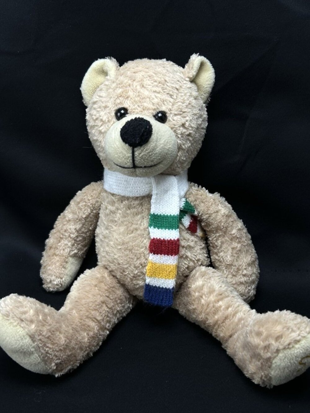 Vintage Hudson's Bay Company Plush Teddy Bear 14" HBC Toy With Scarf 2002 *Read* - Picture 2 of 10